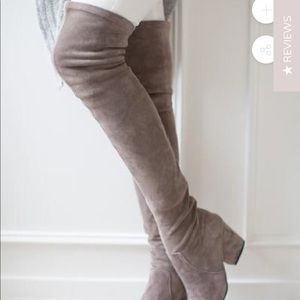 Goodnight macaroon over the knee boots